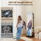 Multifunctional Coat Rack with Full-Length Mirror – Mobile Floor-Standing Clothes Organizer with Hooks